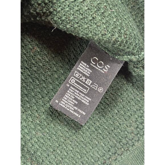 COS Sweater Women's Forest Green Size Large - Picture 4 of 4